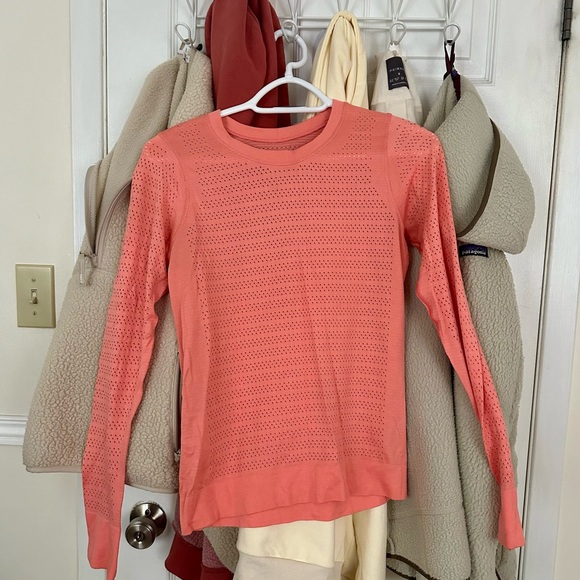 lululemon swiftly tech breeze by/breathe long sleeve squad - copper clay - Picture 2 of 5